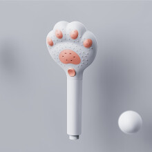 Handdouchekop met hoge druk en kattenpootdesign, 3 massage- en filterstanden – geschikt voor wandmontage, compatibel met standaard kranen en