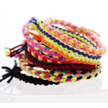 Lot de 20 élastiques à cheveux en tissu – Couleurs assorties