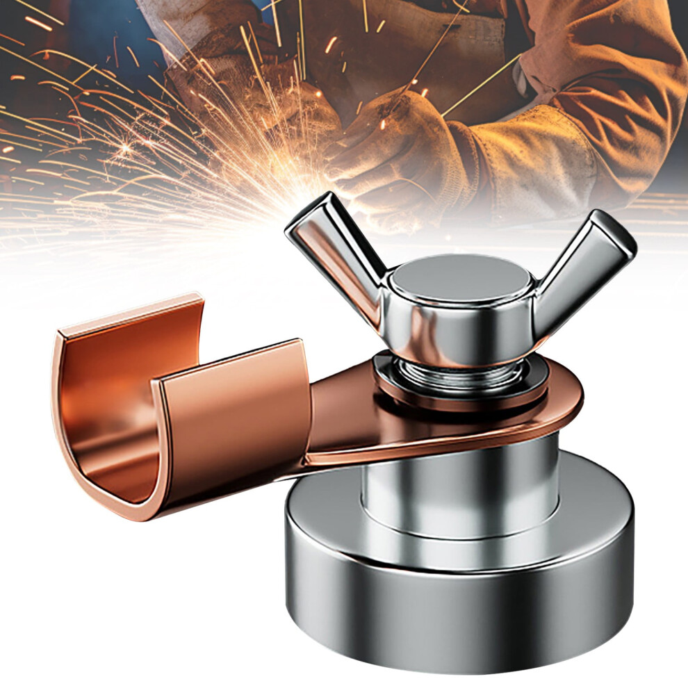Magnetic Welding Ground Clamp With Adjustable Copper Electrode Holder Â Secure, Stable, Compatible With Standard Welders 9329345295782
