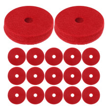 Red Cymbal Felt Pads Double Layer 6 Pack