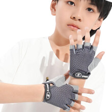 Breathable Half Finger Sport Gloves For Children Shock Absorb Palms Gloves For Cycling Skateboarding Outdoor Activity