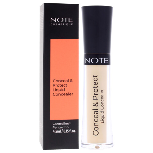 Conceal and Protect Liquid Concealer 01 Light Sand von Note – 4,25 ml 2