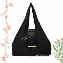Kľúčenka Tote Bag, Rozšíriteľná kožená mini taška s kľúčenkou Kompaktná a skladacia vegánska kožená taška s kľúčenkou