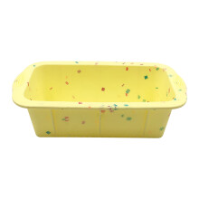 Moule à gâteau Bundt en silicone, outils de pâtisserie, moule à gâteau rectangulaire coloré, moule à pain DIY, mini moules à gâteaux