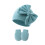 Conjunto de gorro e luvas para recém-nascida, com laço de algodão, ideal para prematuros. 1