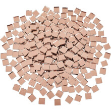280g/krabice 10x10x3mm čtvercové mozaikové dlaždice, mozaikové skleněné zrcadlové dlaždice pro domácí dekoraci, kutilství, řemesla,
