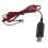 Καλώδιο φόρτισης USB 100cm για μπαταρίες 14500 16340 26650 1