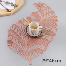 2 stuks Irisblad Nordic Holle PVC Phoenix Bloem Warmte-isolerende Matten – Restaurant, Westerse Keuken & Anti-verbrandingsmatten voor Kommen