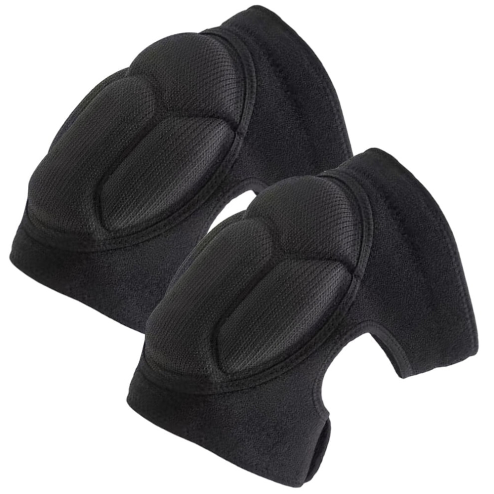 Knee Pads 2 Pcs For Work Support Brace Motorcycle Running Sponge Sbr 9377112525860