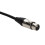 Braided XLR Microphone Patch Lead Durable Low Noise Tangle Free Cable Black 1.5m 3