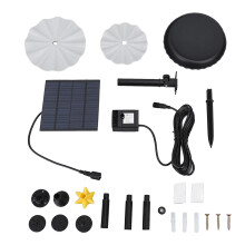 Outdoor Garden Decoration Solar Powered Water Fountain, Wireless Water Fountain With Brushless Motor And Eco Friendly Design, Suitable For Bird Baths