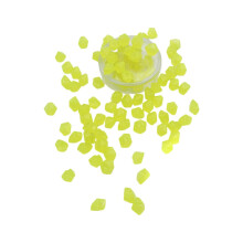 Glow In The Dark Aquarium Pebbles Tank Decorative Gravel Luminous Rocks For Aquatic And Terrarium 1.3Cm Yellow