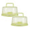 2Pcs Portable Cake Box Cake And Cupcake Cake Holder Container For Cake Pie One Size B 1