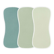 3pcs Baby Burp Cloth Soft Cotton Absorbent Nursing Towel Breathable Drooling Pad for Newborns Infant Care