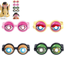 Blinking Glasses with Eyes, Funny Crazy Eyes Blinking Glasses, Novelty Shaking Eye Glassess, Gifts for Kids Party 15Cm/5.9In (4Pc)