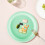 1 Pc Multi-Color Plastic Disc Plate - Shatterproof Snack Fruit Plate, Home Use 1