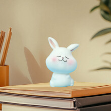 Lapin de Pâques décoratif de jardin en résine sculptée à la main (1 pièce)