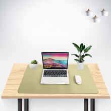 under $5 Desk Pad, PU Leather Desk Mat, Waterproof Desktop Blotter Protector, Non-Slip Ultra Thin Large Laptop Keyboard Writing Mat for Office Home