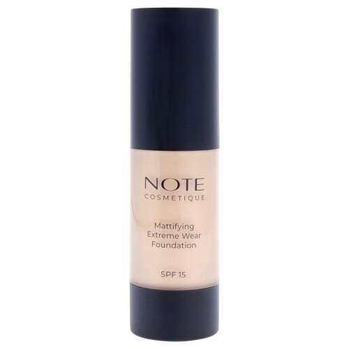 NOTE Mattifying Extreme Wear Liquid Foundation SPF 15 - Full Coverage för Oljig Hud - 01 Beige - 1 oz 1