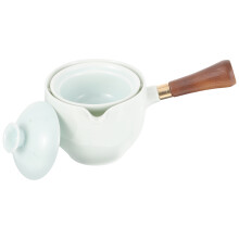 Raindrops Ceramic Teapot White 1pcs 6.9x4.3in
