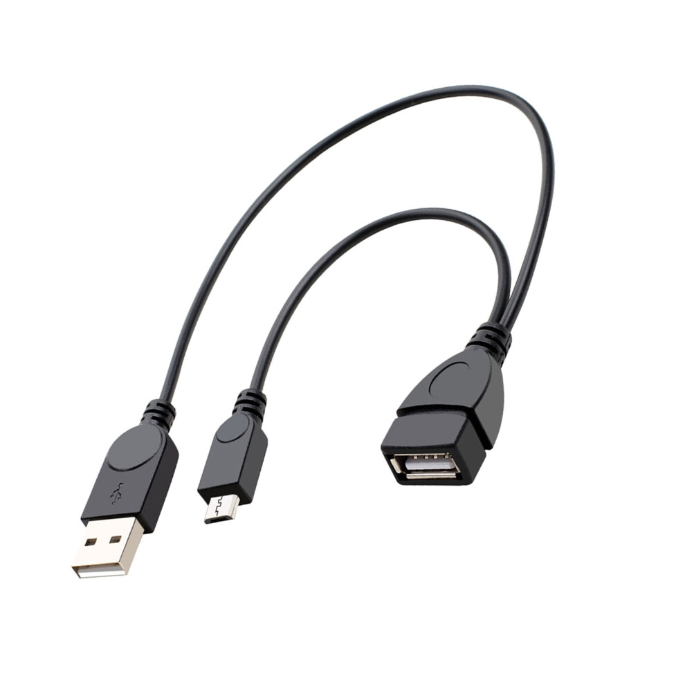 Microusb To Usb Adapter With Support Microusb (Cable With Power) Cord For Easy Connection Of Peripherals 9551475108766