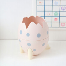 Adorable portalápices con forma de huevo: un bonito organizador de escritorio, ideal para la oficina y como regalo de temporada.