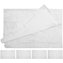 Conjunto de 5 Sacos Gigantes para Armazenamento de Balões, Sacos Plásticos Brancos para Casamentos e Festas