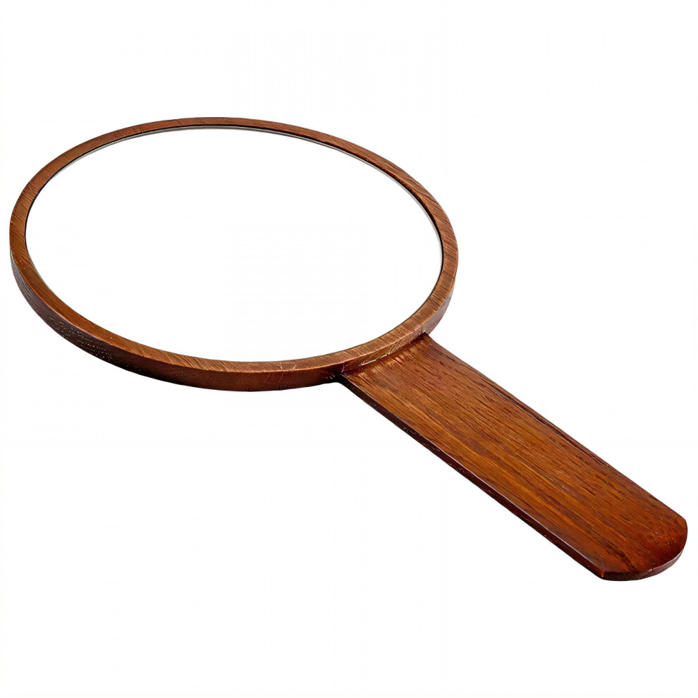 RAGUPEL handheld mirror wooden handle