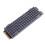 Ψύκτρα χαλκού για M.2 2280PCI-E NVME SSD, Θερμικό υπόστρωμα ψύξης, ψυγείο 70x23x8.5mm για 1