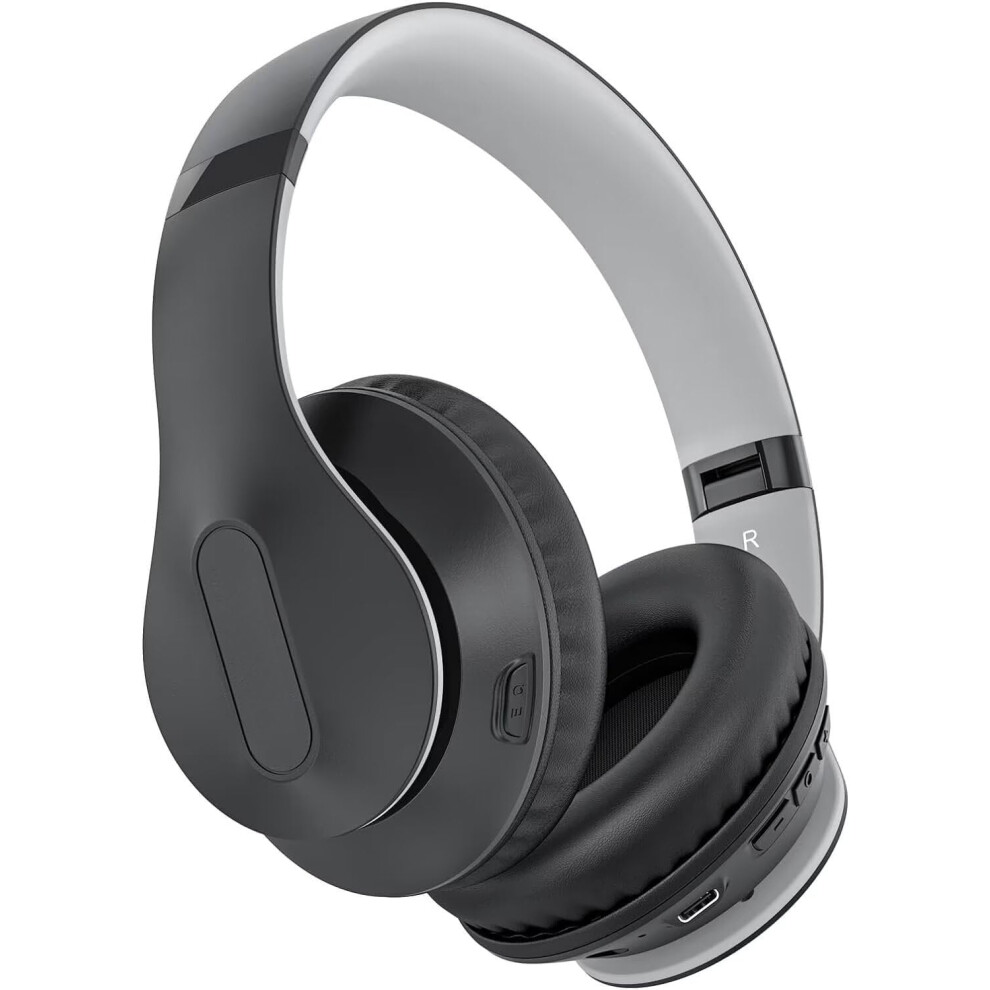 Headphones Over Ear 65H Playtime Hifi Stereo Headset With Microphone And 6Eq Modes Foldable V5.3 Headphones For Travel Smartphone Computer Laptop 9551475111773