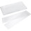 Capas plásticas extralongas de 15x101 cm (6x40 polegadas), pacote com 100 unidades, capas planas para pôsteres, sacos plásticos transparentes e 1