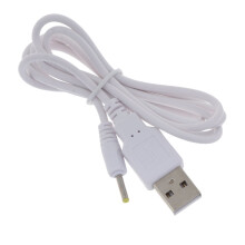 5V voedingskabel, USB 2.0 mannelijk naar 2,5 mm x 0,7 mm mannelijk, voedingskabel voor routers, bureaulampen en diverse 5V-apparaten.