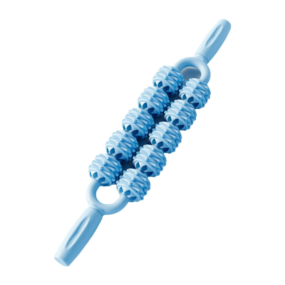 Blue Massage Roller Stick Calf Rolling Massager Muscle Roller Deep Tissue For Abdomen