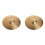Pratos de ataque Jazz Brass 12 polegadas, pacote com 2, dourados 1