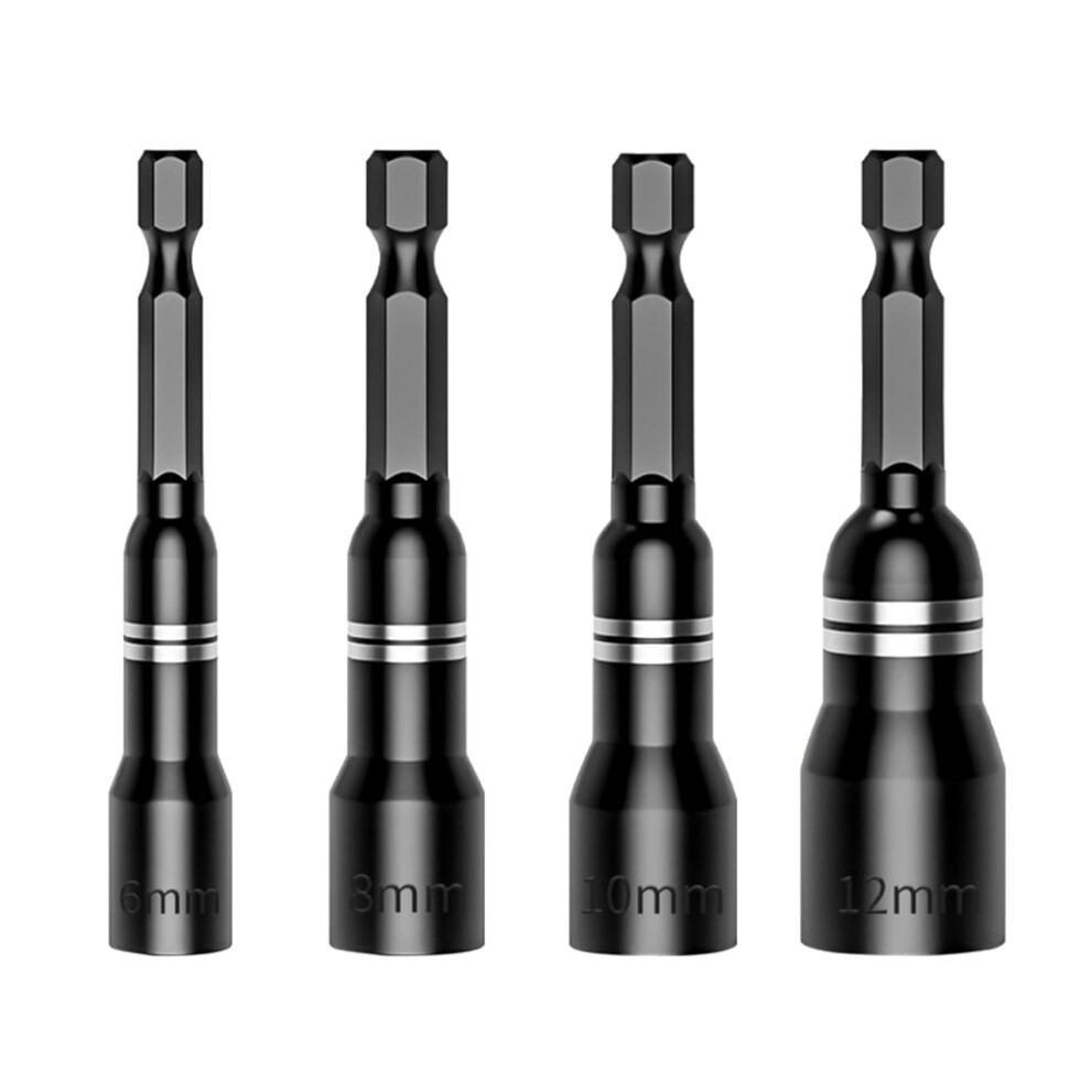 Magnetic Nut Screwdriver Socket Bit For Power Drills Hex Shank Driver Adapter Socket Wrench Tool Parts Accessories 9340959196791