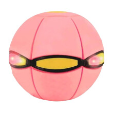 Magic Metaball Bouncing Ball, Automatic Rebound, Double Funny, Flying Saucer Disc, No Light, Plastic Bag Packed (Light Pink)