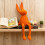 Statuette de lapin en résine, décoration de Pâques, 1 pièce 1