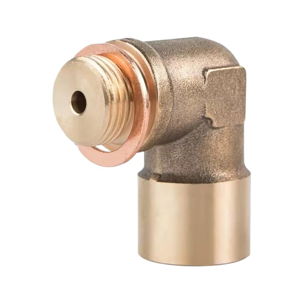Brass Oxygen Adapter Elbow 90 Degree M181.5 9066521526574