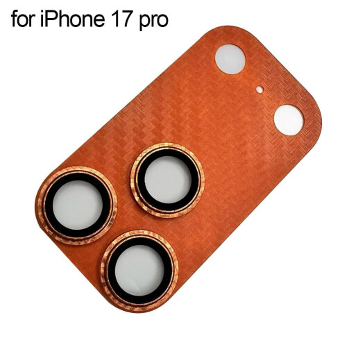 Κατάλληλο για φιλμ φακού με υφή άνθρακα Phone17series, αξεσουάρ τηλεφώνου,
