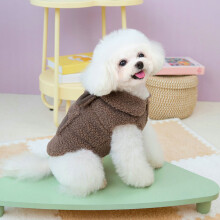 Paas Sherpa hondenjas voor kleine honden – Winddicht, mouwloos, met riemring en konijnenoortjes, warme wintertrui voor chihuahua's, yorkshire
