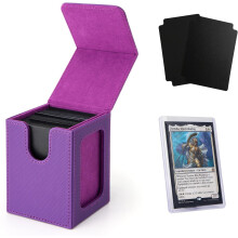 The deck box is used for commander display. The card deck box is suitable for 100 pairs of cards and TCG card storage