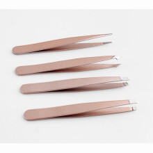 per set rose gold Lash Tweezers For Extensions Tweezers For Making Volume And Classic Fans Professional Lash Extension