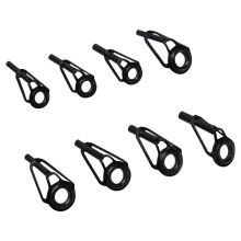 8Pcs Mixed Size Fishing Rod Eye Guides Set 6mm 8mm Outer Diameter Replacement