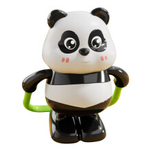 Adorable Wind-Up Panda Toy, Mini Desk Decor, Simulation Moving Figure for Kids & Home, Cute Shelf Display Gift, 4x3x3in, 0.2lb – Compatible with