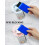 Wallet for Men - RFID Protected, Scratch Resistant, Large Capacity, Extra Pocket, Sliding Button, Blue 3