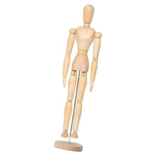 Artists Wooden Manikin Moveable Ornament Animator Illustrators Flexible Body 44cmx10cm
