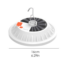 USB Solar Camping Light UFO Shape Remote Waterproof LED 1