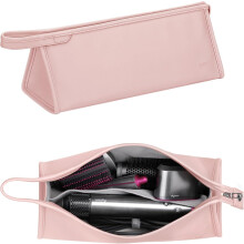 Travel Case for Curling Iron or Hair, Portable Waterproof Storage for Supersonic Styler Accessories Protection Organizer pink