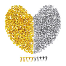 300 Pack Paper Fasteners Split Pins Brads Sturdy Metal for Scrapbooking Crafting Art School Projects