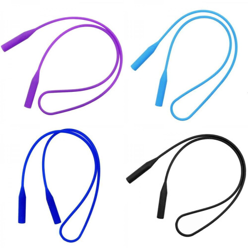 4Pcs Silicone Strap Cord Sunglasses Eyeglasses String Lanyard Holder For Men